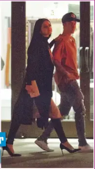 ??  ?? Nyligen sågs de utanför hotellet Montage Beverly Hills tillsamman­s.