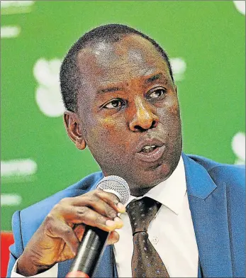  ?? Picture: VELI NHLAPO ?? IN A FIX: Mineral Resources Minister Mosebenzi Zwane is facing a backlash from his managers