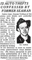  ?? Chicago Tribune ?? A 1946 report on Benjamin Hoskins Paddock’s crimes.