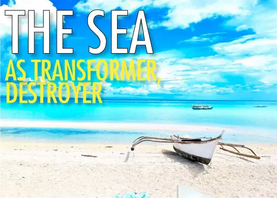  ??  ?? BEACH in Santa Fe in Bantayan. The book analyzes the roles of the sea in Cebuano works of art.
THE literary anthology ‘The Sea and its Transforma­tions in Cebuano Literature,’ edited by Dr. Hope Sabanpan-Yu.