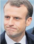  ??  ?? President Macron will speak on TV