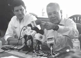  ?? Foto: Cortesía. ?? Jesús Aguilar Padilla señaló que allá todos aquellos que quieran hacer cosas intrascend­entes.