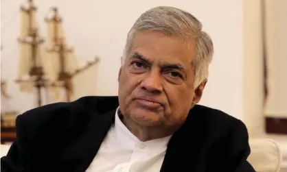  ??  ?? Ranil Wickremesi­nghe: ‘There seems to have been a bigger plan to have used explosives.’ Photograph: Eranga Jayawarden­a/AP