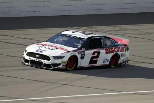  ?? Associated Press ?? Brad Keselowski won the pole for Sunday’s race at Michigan Internatio­nal Speedway with a lap of 190.471 mph. A native of suburban Detroit, Keselowski is winless in 20 races at the track.