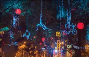  ??  ?? Montreal’s circus festival turns the city into its playground and invites the public to join in.