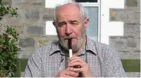  ?? ?? Alex Green – the Turra Tootler – was one of the finest tin whistle players Scotland has produced