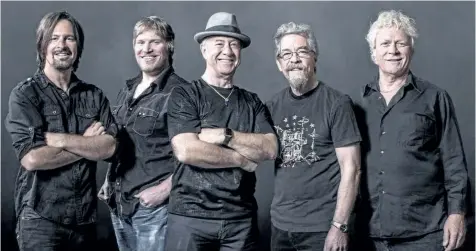  ?? SUPPLIED PHOTO ?? Original Creedence Clearwater Revival members Stu Cook, centre, and Doug Clifford, second from right, continue the tradition with Creedence Clearwater Revisited. They play Niagara Fallsview Casino Resort Wednesday and Thursday.