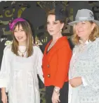  ??  ?? Blanca Salinas, Marta Sahagún y Liliana Melo de Sada.