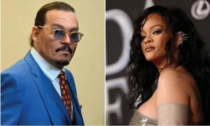  ?? Johnny Depp and Rihanna. Composite: Getty ??