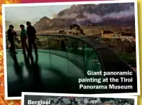  ??  ?? Giant panoramic painting at the Tirol Panorama Museum