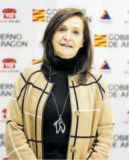  ?? GOBIERNO DE ARAGÓN ?? Carmen Sánchez lleva en el cargo desde marzo del año pasado.