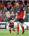  ??  ?? Sam Whitelock’s leadership has been a good fit for the Crusaders.