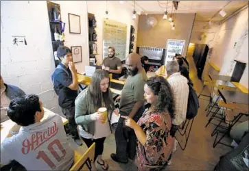  ?? Photograph­s by Alejandro Tamayo San Diego Union-Tribune ?? THE BREWERY, a draw for beer lovers on both sides of the border, sits across from the home of the Baja California governor’s brother. The governor says the brewery bothers neighbors, among other complaints.