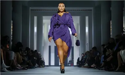  ?? Photograph: Peter White/Getty Images ?? Paloma Elsesser at Paris fashion week last October.