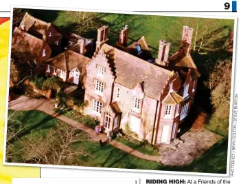  ??  ?? RIDING HIGH: At a Friends of the Earth event, main picture. Above: Winston Grange. Left: Sancroft’s HQ