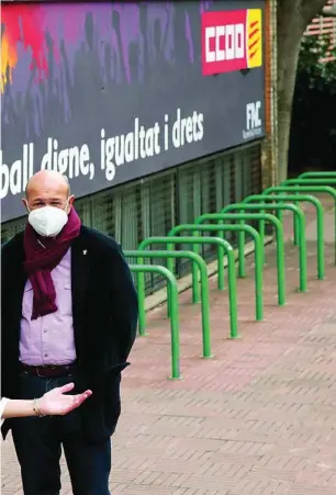  ??  ?? Yolanda Díaz, ministra de Trabajo, ayer, en un acto electoral en Cataluña