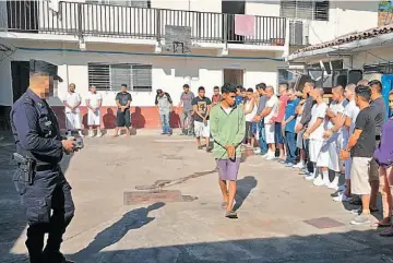  ??  ?? Otros. Las capturas se realizaron en San Vicente, Apastepequ­e, San Cayetano Istepeque, San Esteban Catarina, San Lorenzo, Santa Clara, San Ildefonso, Santo Domingo y Tecoluca. Entre los detenidos están un adulto mayor y un joven de 18 años, capturados por agresiones sexuales en víctimas de 11, 10 y cuatro años.