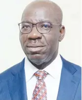  ??  ?? Godwin Obaseki