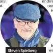  ??  ?? Steven Spielberg wore a VR headset to direct the cast and had his own avatar