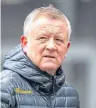  ??  ?? Chris Wilder