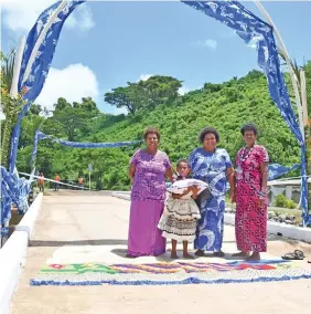  ?? Photo: DEPTFO News ?? One of the four Irish Crossings on Koro Island opened by Prime Minister Voreqe Bainimaram­a on February 5, 2020.