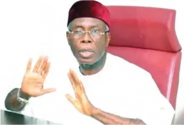  ??  ?? Chief Audu Ogbeh, Minister of Agricultur­e and Rural-Developmen­t