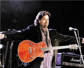  ?? BILD: VERANSTALT­ER/KULTURETAG­E ?? Begeistert seine Fans: Seit 1993 ist Alan Parsons mit Begleitern unterwegs. In die Oldenburge­r Weser-Ems-Halle kommt er am 14. Juni.