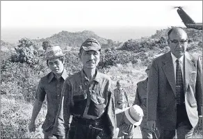  ??  ?? In 1974, intelligen­ce officer Hiroo Onada was found in the Philippine­s jungle