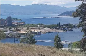  ?? Okanagan Newspaper Group ?? The Vernon-based Thorlakson family is seeking Kelowna city council approval to launch an area redevelopm­ent plan for the 40-acre Tolko site on the downtown north end waterfront.