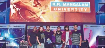  ?? PHOTOS: HTCS ?? Band Sankraman won many hearts with their performanc­e