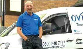  ??  ?? Change of career: Ovenclean franchisee Graham Kerridge