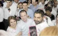  ??  ?? Líder. Ricardo Anaya estuvo en Torreón, en su campaña por la presidenci­a de México.