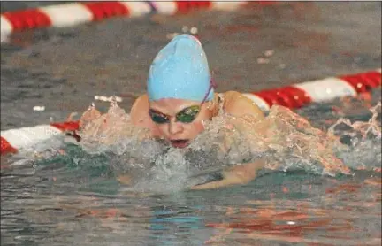  ?? GENE WALSH — DIGITAL FIRST MEDIA ?? North Penn’s Megan Zartman is one of the top returning swimmers in the area.