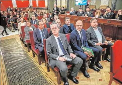  ?? // POOL ?? Los líderes del ‘procès’, en el banquillo del Supremo