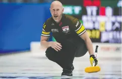  ?? DARRYL DYCK / THE CANADIAN PRESS FILES ?? Brad Jacobs, shown, was at the heart of a curling bombshell this week, jumping from Reid Carruthers’ rink to join Brendan Bottcher’s former team of Marc Kennedy, Brett Gallant and Ben Hebert.