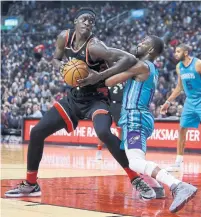  ?? VAUGHN RIDLEY GETTY IMAGES FILE PHOTO ?? Pascal Siakam says opponents often know when he’s going to use his signature spin move in the paint, but still can’t stop it.