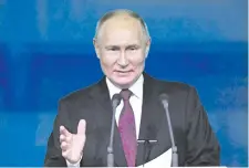  ?? ?? El presidente de Rusia, Vladimir Putin. (EFE)