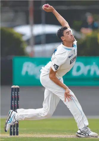  ?? Picture: AAP IMAGES ?? Mitchell Starc has snared a rare second hat-trick during his Ashes build-up.