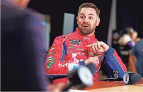 ?? PETER CASEY/USA TODAY SPORTS ?? Ricky Stenhouse Jr. enters Speedweeks as the defending Daytona 500 champion, winning in overtime in 2023.