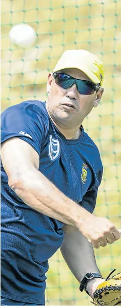  ?? Picture: GALLO IMAGES ?? PLAYING BALL: Former Proteas coach Russel Domingo says he is a relieved man now he does not to endure the rigours of the job in the top post. He feels that he can now spend more time with his family