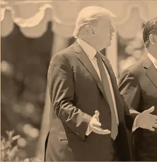  ?? Foto: ap ?? Donald Trump recibió a su homólogo chino, Xi Jinping, el viernes de la semana pasada en su residencia de Mar-a-Lago, en Florida.