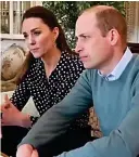  ?? ?? Caring: Royals chat to the boy