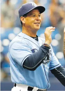  ?? REINHOLD MATAY/THE CANADIAN PRESS ?? Former Montreal Expos player Charlie Montoyo is the new manager of the Toronto Blue Jays, edging out Houston Astros bench coach Joe Espada for John Gibbons’ old job.