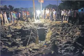  ?? HT PHOTO ?? Three sanitation workers were killed after allegedly inhaling poisonous gases inside a sewer in Noida’s Sector 110 on Thursday afternoon.