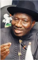  ?? President Jonathan ??