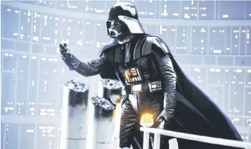  ??  ?? Darth Vader in ‘Star Wars: Episode V - The Empire Strikes Back’.
