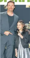  ??  ?? Actors Hugh Jackman and Dafne Keen