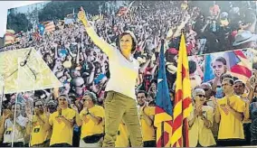  ?? ANA JIMÉNEZ / ARCHIVO ?? Imagen de un acto de la ANC en octubre del 2014