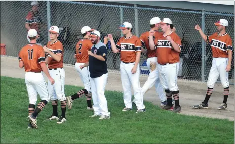  ?? Photo by Ernest A. Brown ?? The Upper Deck Post 86/14 Legion squad was bounced into the losers’ bracket at the Northeast regional after a 1-0 defeat to Maine state champion Portland Wednesday afternoon in Worcester. Upper Deck looks to keep its season alive this afternoon.