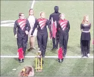  ?? Photograph courtesy of Matt McCool ?? Band students, from left to right, are Caleb May, Stephanie Harris, Sydney Pejsa, Lucus Carreira and Sadie Grigg.